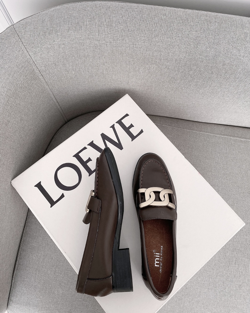 Leather Loafers Shoe - mii
