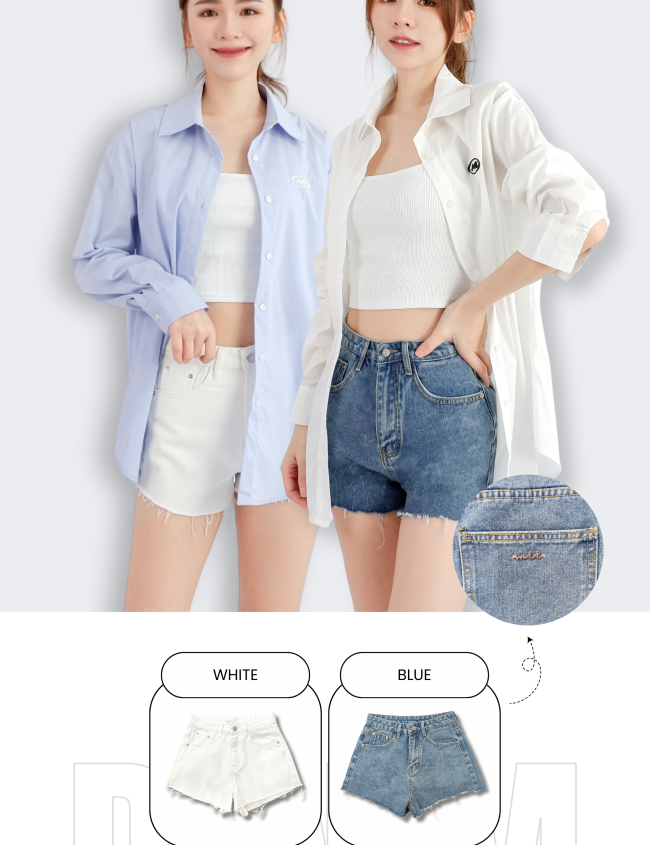 denim short denim short