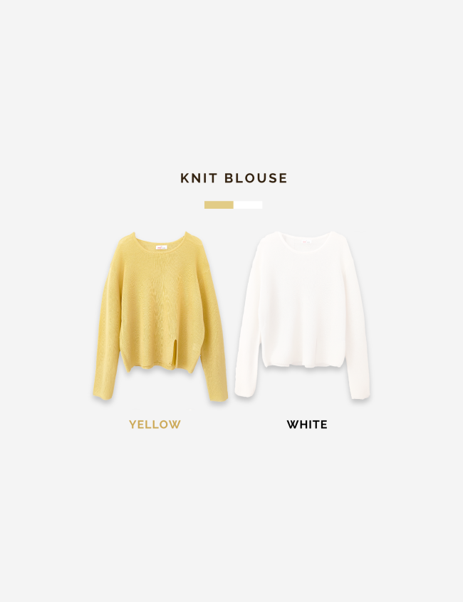 KNIT BLOUSE-3